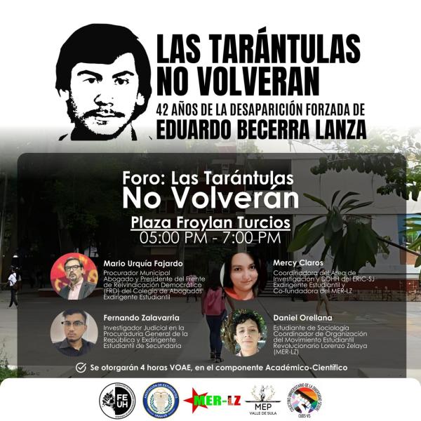 Foro: Las tarántulas no volverán 