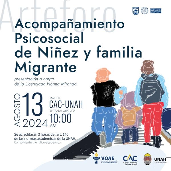 ArteForo: "El acompañamiento psicosocial de la niñez y familia migrante"