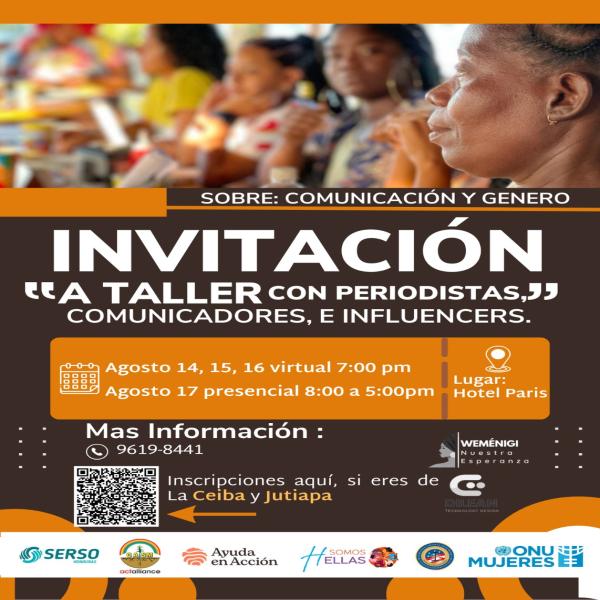 Taller: periodismo y género "Lo Normal es Vivir sin Violencia" 