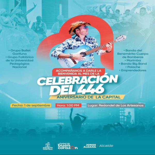 Celebración del 446 aniversario de la Capital 