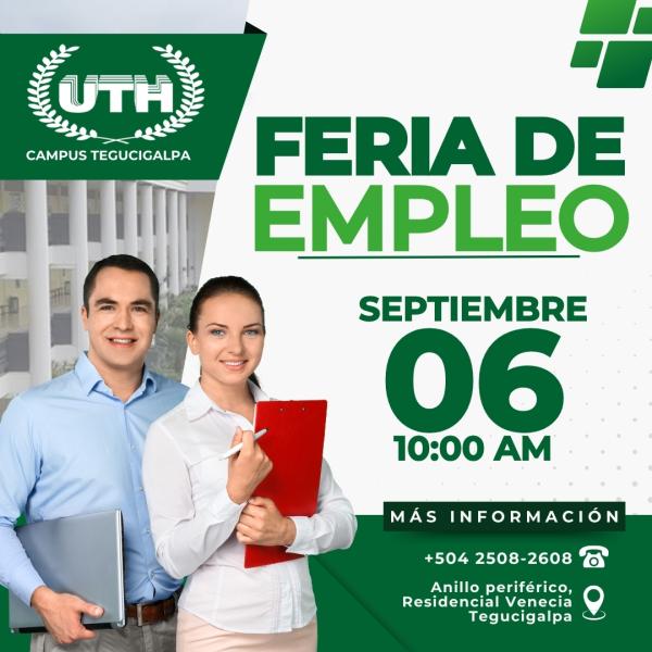 Feria de empleo en el campus de UTH Tegucigalpa
