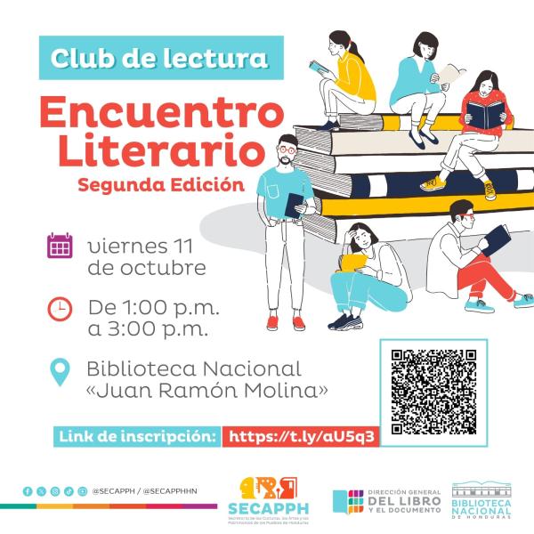 Únete a la 2ª Edición del Club de Lectura de la Biblioteca Nacional de Honduras
