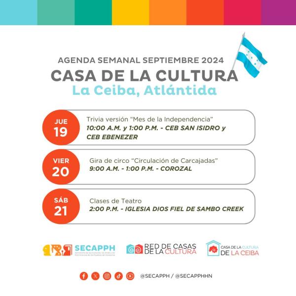 Actividades Casa de la Cultura de La Ceiba