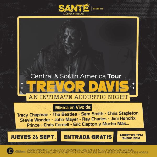 Una velada diferente con Trevor Davis