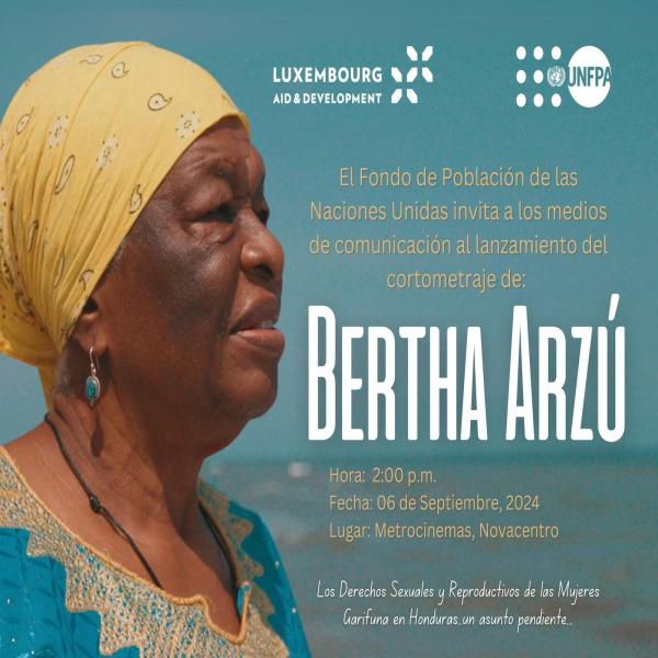 Lanzamiento del cortometraje “Bertha Arzú” 