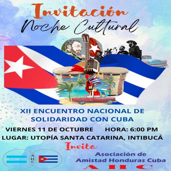 Noche Cultural - XX Encuentro Nacional de Solidaridad con Cuba 