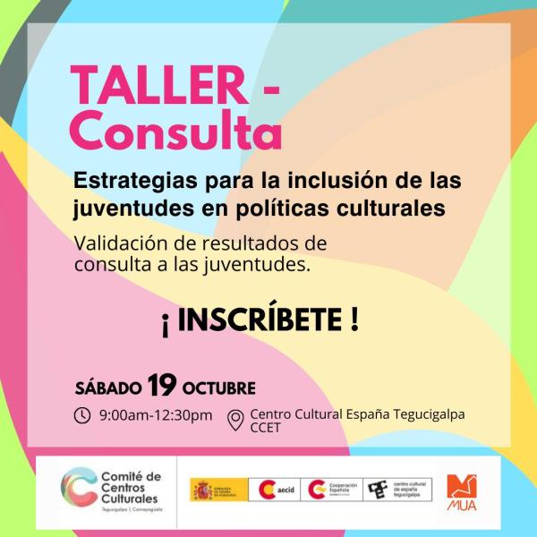 Taller-consulta estrategias para la inclusión de las juventudes en políticas culturales
