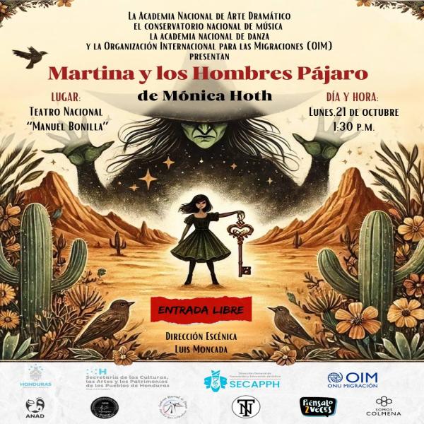 Presentación de la obra: Martina y los hombres pájaros 