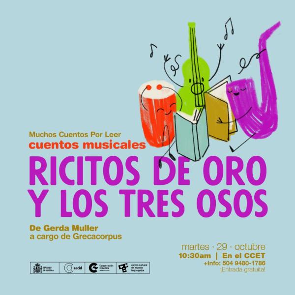 Tarde de cuentos musicales: Ricitos de oro y los tres osos