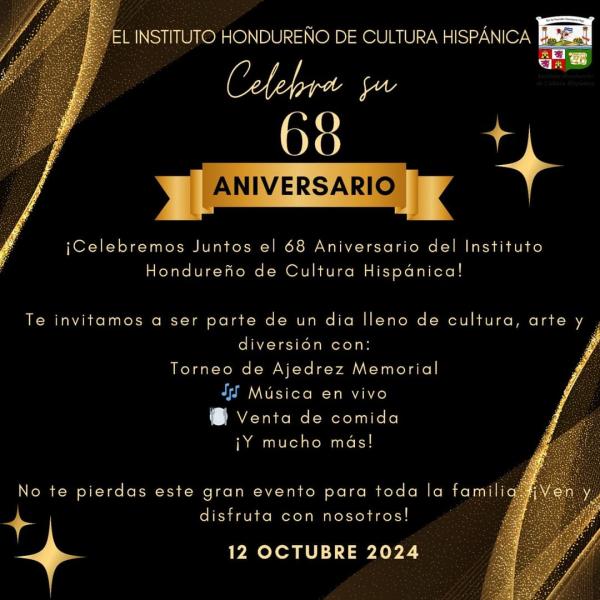Celebra el 68 Aniversario del Instituto Hondureño de Cultura Hispánica 