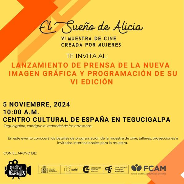 VI Muestra de Cine creada por mujeres presenta: “El Sueño de Alicia”