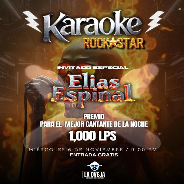Karaoke RockStar con Elías Espinal 
