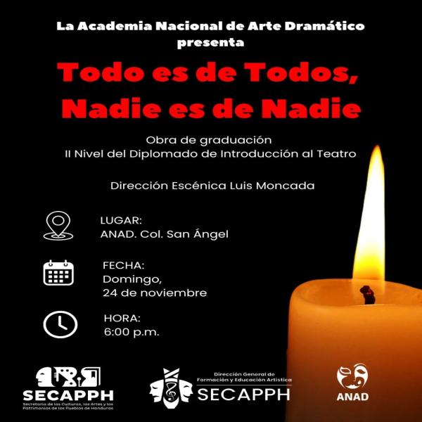 Obra de Graduación del II Nivel del Diplomado de Introducción al Teatro