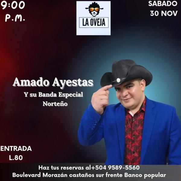 Show de Amado Ayestas y su banda