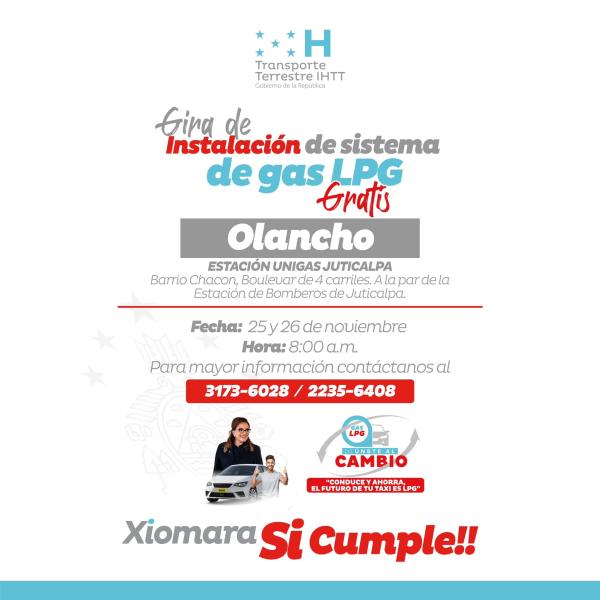 Gira de Instalación de Sistema de Gas LPG – Juticalpa 