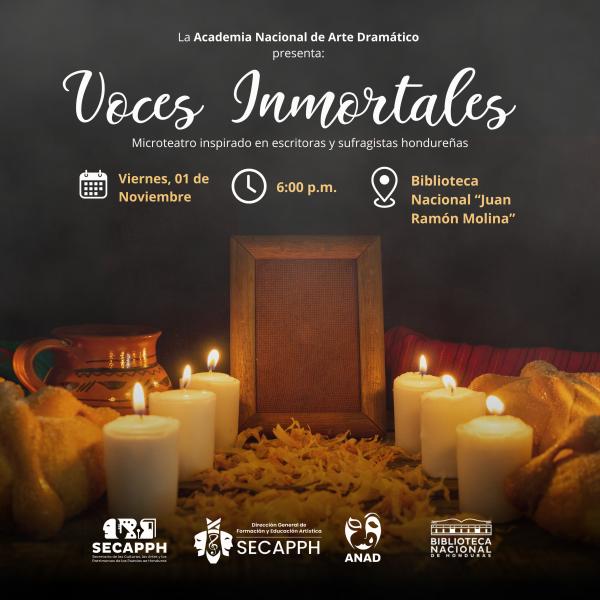 Arte Dramático presenta: Voces Inmortales 