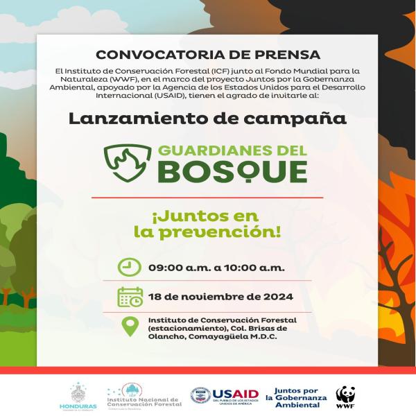 Lanzamiento de la campaña de colaboración y prevención contra incendios forestales
