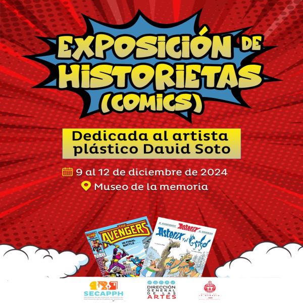 Exposición de Historietas dedicada al artista plástico David Soto 