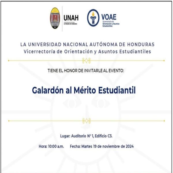 4ta Edición del Galardón al Mérito Estudiantil 2024