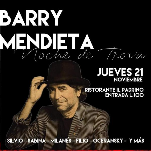 Noche de Trova con Barry Mendieta 