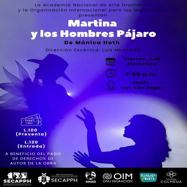 Presentación de la obra: Martina y los Hombre Pájaro 