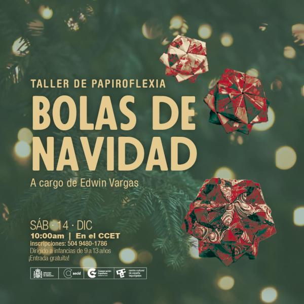 Taller infantil de papiroflexia “Bolas de Nieve”