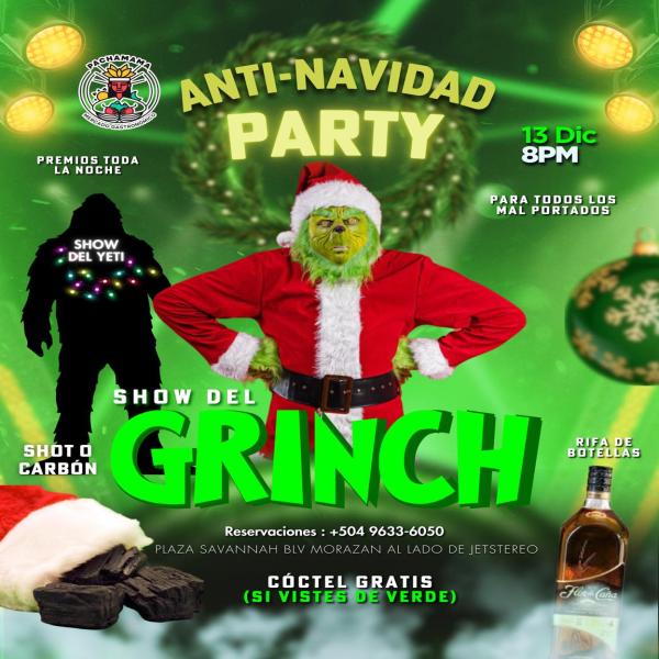 Anti-Navidad Party Show del Grinch