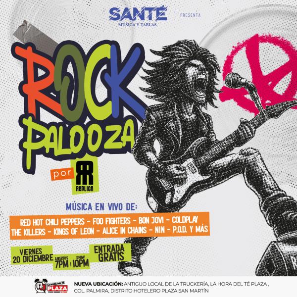 Rockpalooza un show con toda la esencia de los sonidos del Rock Alternativo & Indie 