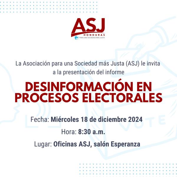 Desayuno - conversatorio de socialización del informe: Desinformación en los procesos electorales