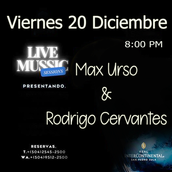Max Urso-Rodrigo Cervantes en Concierto
