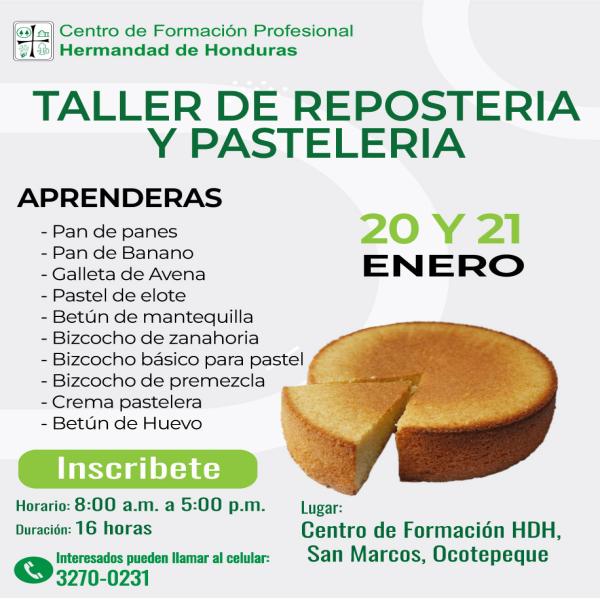 Descubre el arte de la repostería y pastelería