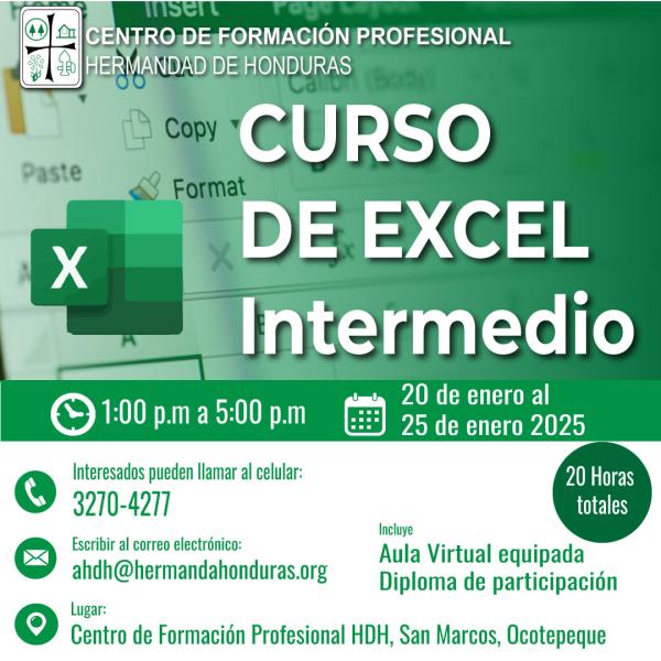 Curso Intensivo de Excel Nivel Intermedio