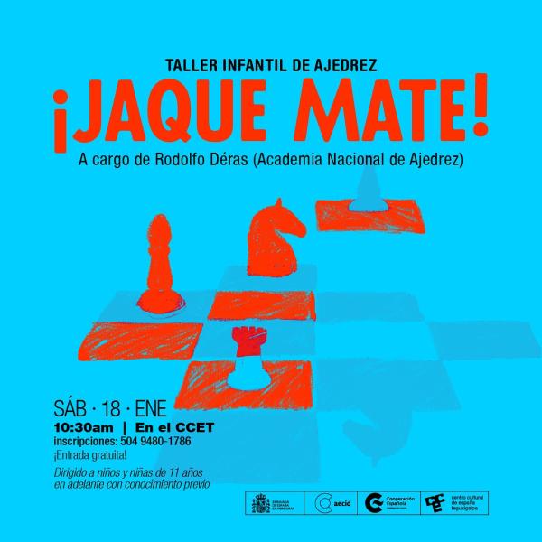 Taller infantil de ajedrez: ¡jaque mate!