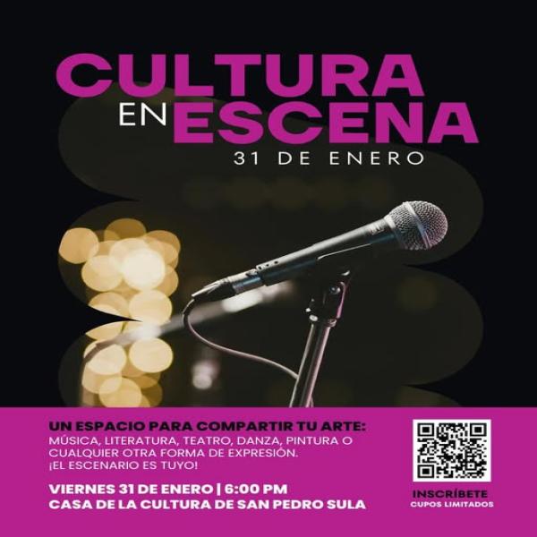 Quieres ser parte del escenario: Cultura en Escena 