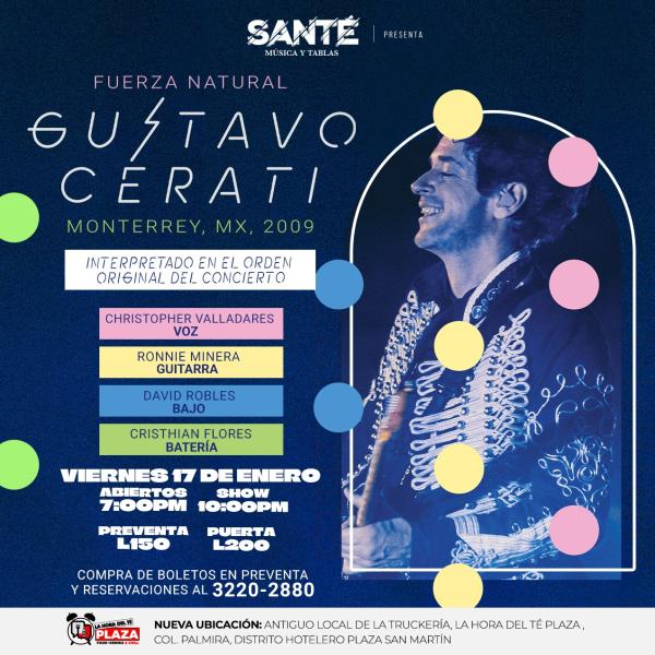 Tributo a Gustavo Cerati, con el especial Fuerza Natural Monterrey