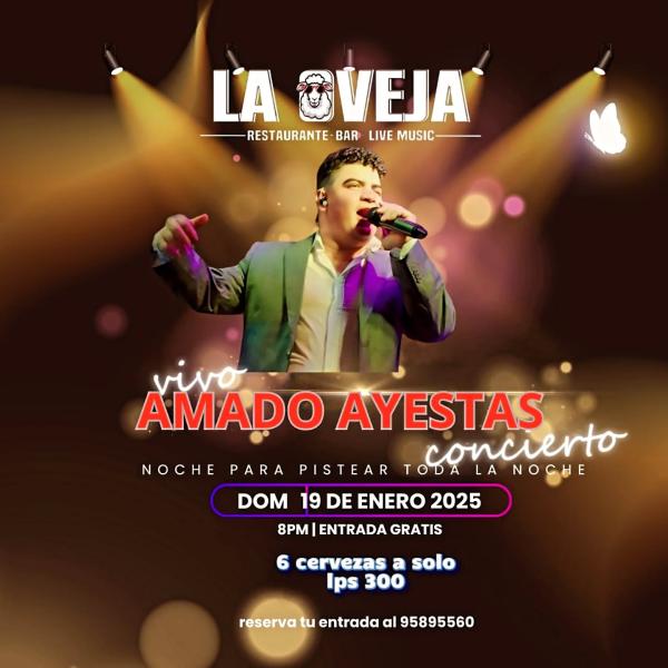 Amado Ayestas en concierto 