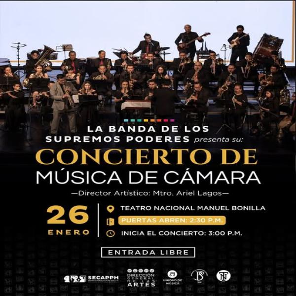 Banda de los Supremos Poderes: Concierto de música de cámara 