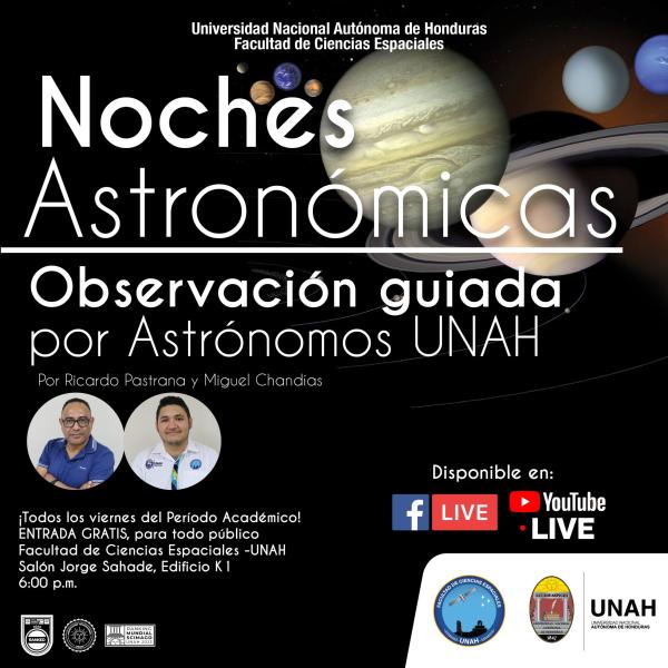 Noches Astronómicas en la Facultad de Ciencias Espaciales