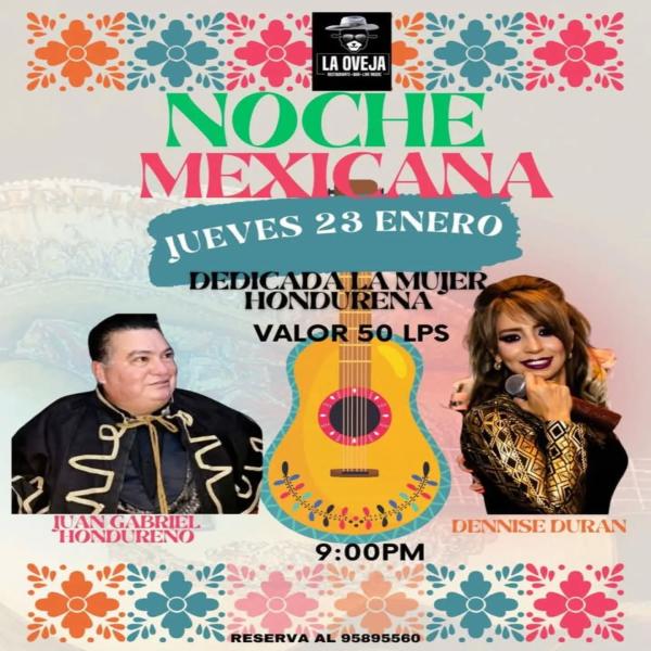 Noche Mexicana: Tributo a la Mujer Hondureña 