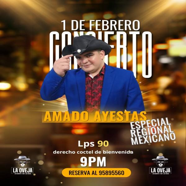 Show por Amado Ayestas y su Banda música norteña