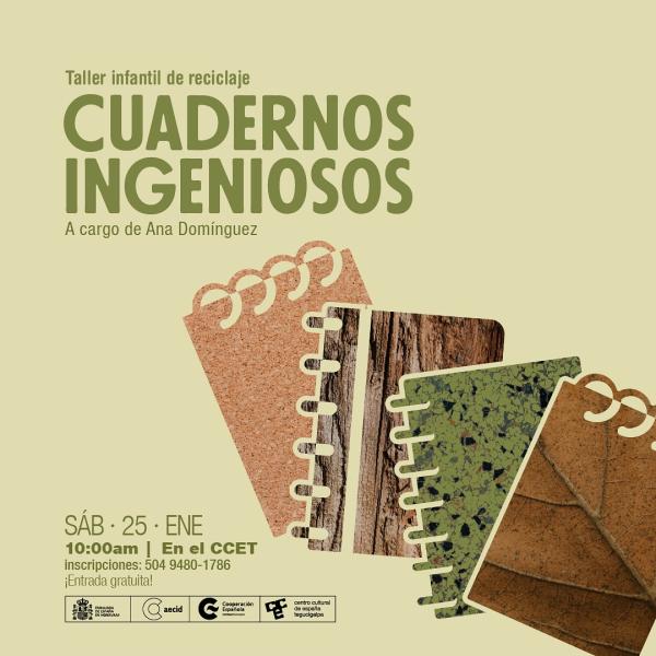 Taller de reciclaje: “Cuadernos Ingeniosos”