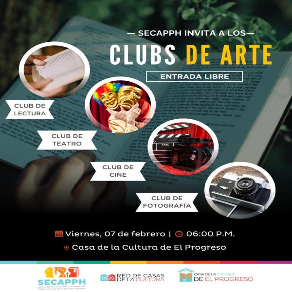 Únete a nuestros Clubs de Arte en El Progreso