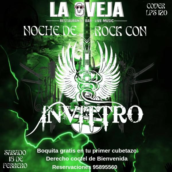 Prepárate para una noche inolvidable llena de energía y buen rock con Invitro