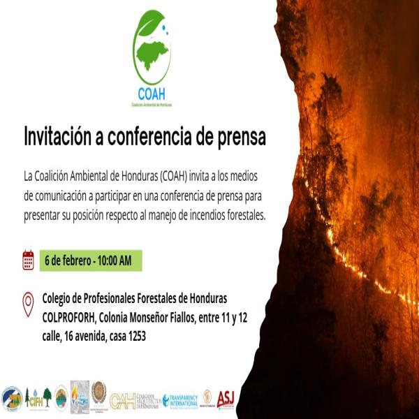 COAH: Posicionamiento respecto al manejo de los incendios forestales 