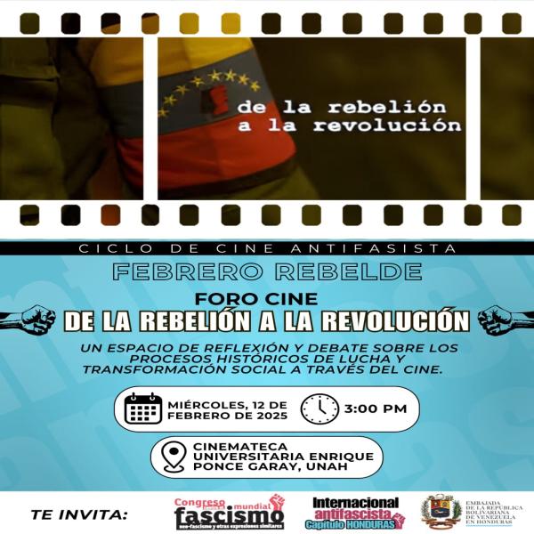 Cine Foro: "De la Rebelión a la Revolución"