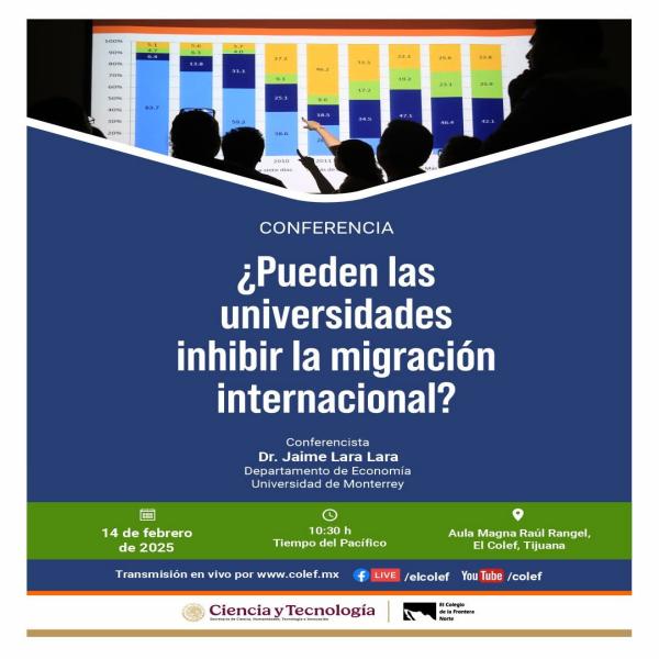 Conferencia: ¿Pueden las universidades inhibir la migración internacional? 