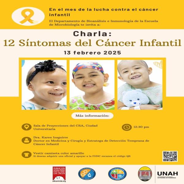 Charla: 12 síntomas del Cáncer Infantil