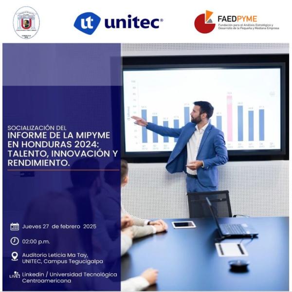 Socialización del “Informe de la MIPYME en Honduras 2024: Talento, Innovación y Rendimiento”