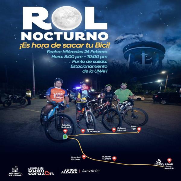 Rol Nocturno: Es hora de sacar tu bici 