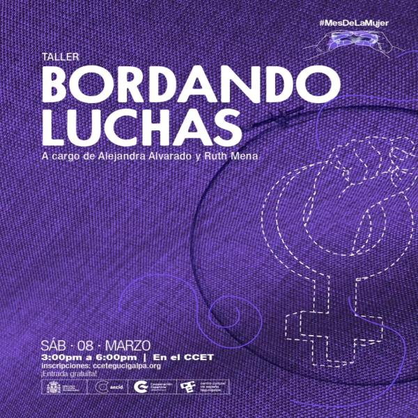 Acompáñanos a bordar un pañuelo mientras platicamos sobre nuestras luchas y nuestros derechos